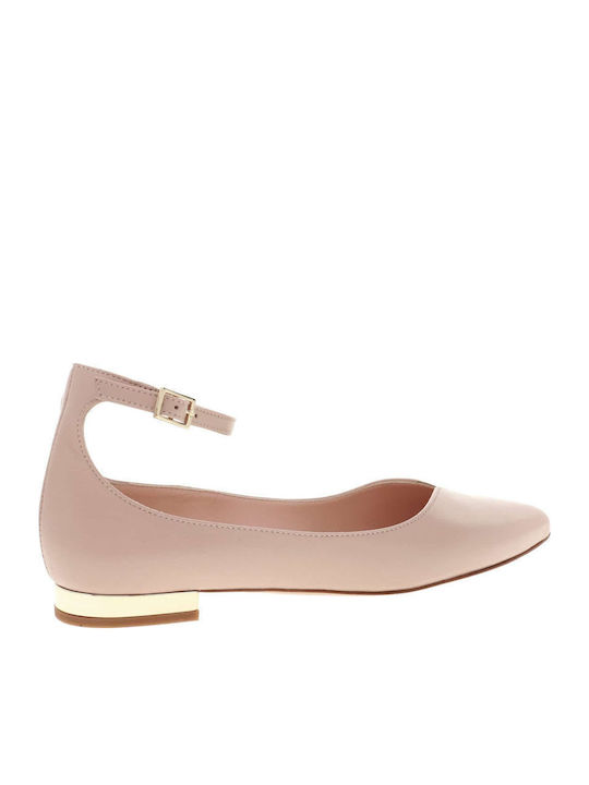 Leather Ballerinas Pink