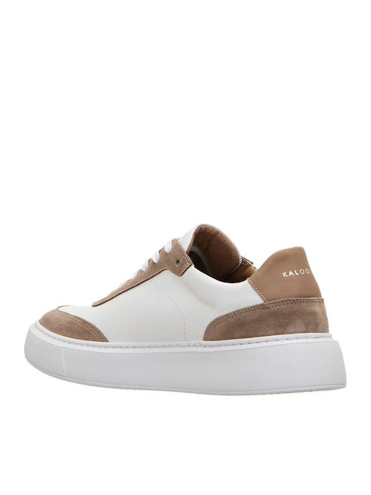 Adidași Pentru Bărbați Alb Taupe Retro