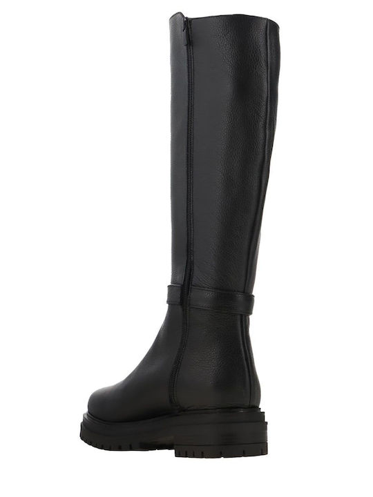 Leather Women's Boots Black