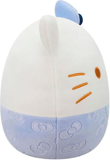 Jazwares Plush Hello Kitty 50th Anniversary-Embossed Blue Bow 20 cm