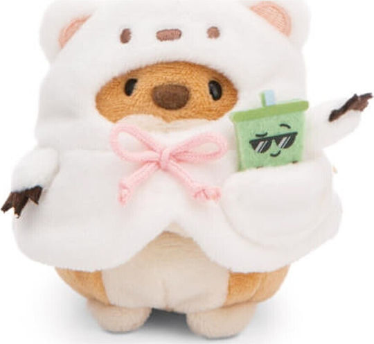 Plush Mymochi 8cm Dog Hiro Bubble Tea Polar Bear Costume Gift Box Nici #61146