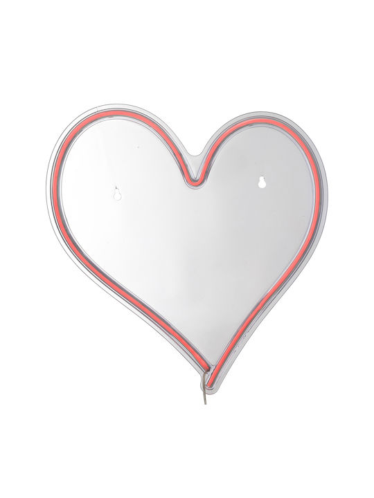 Παιδικό Φωτιστικό Τοίχου Led Πλαστικό Heart Παιδικό Φωτιστικό Τοίχου Led Πλαστικό Heart