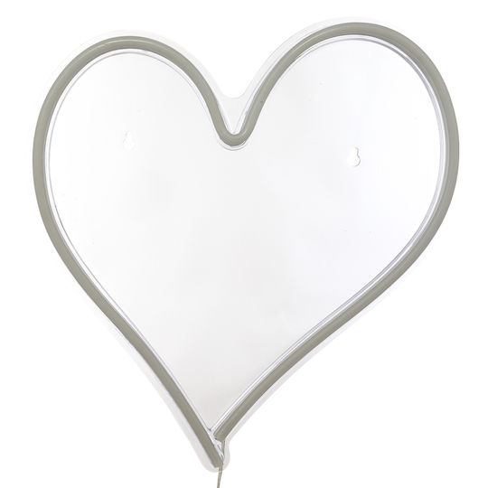 Led Plastic Kids Wall Light Heart