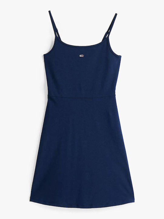 Essential Καλοκαιρινό Mini Φόρεμα Blue