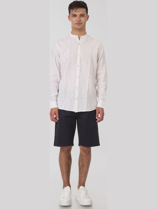 Rebase Λινό Πουκάμισο White