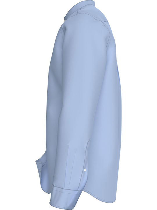 Long Sleeve Cotton Shirt Light Blue