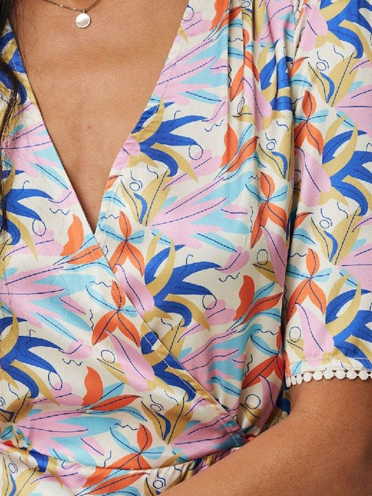 Rochii De Vară Pentru Femei Midi Rochie Wrap-Around