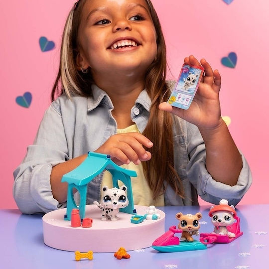 Littlest Pet Shop Playset Παιχνίδι Στο Χιόνι Lps 3 Ζωάκια – Basic Fun #00534