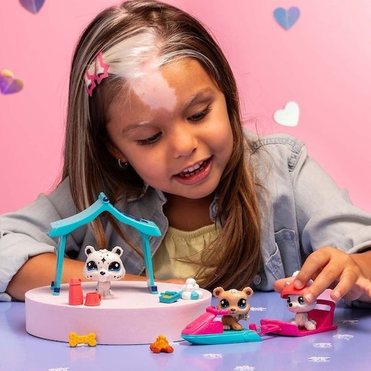 Littlest Pet Shop Playset Παιχνίδι Στο Χιόνι Lps 3 Ζωάκια – Basic Fun #00534