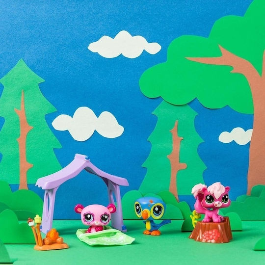 Littlest Pet Shop Spielset Camping Lps 3 Tiere – Basic Fun #00574