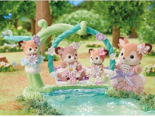 Epoch Toys Babies Floral Swing Sylvanian Families for Ages 3 Plus