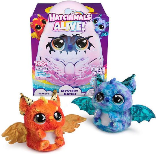 Spin Master Alive Mystery Hatch - Draggle Hatchimals For 3+ Years 26.6cm