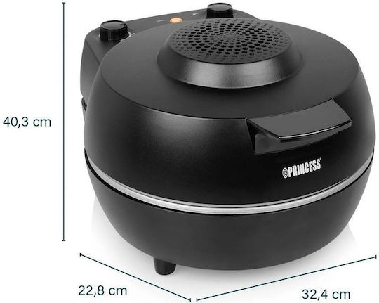 Princess Pizza Maker 1200W Black