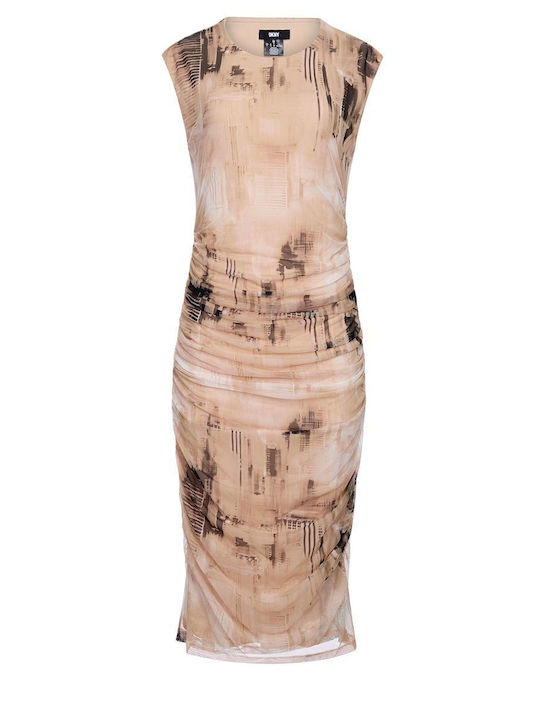 Summer Midi Ecru Dress