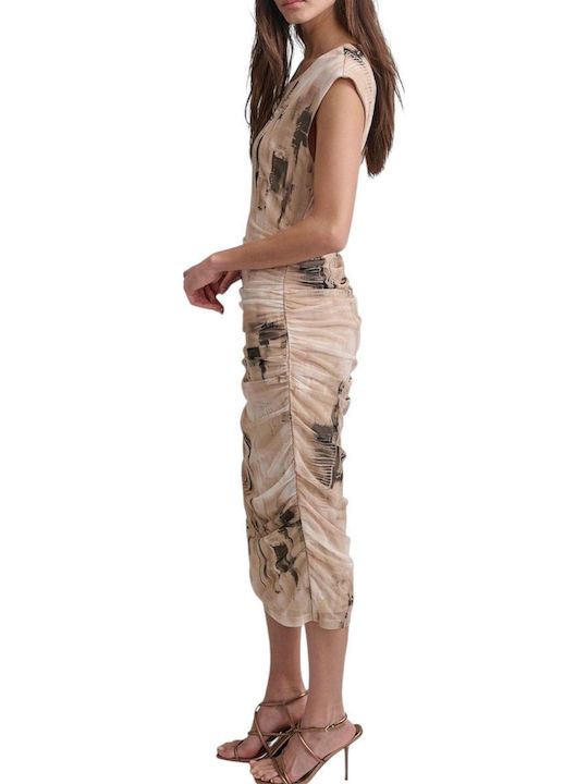 Summer Midi Ecru Dress