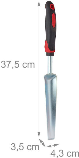 Manual Weed Extractor Garden Relaxdays 3.5 X 4.3 X 37.5 Cm Steel Plastic Rubber Black Red