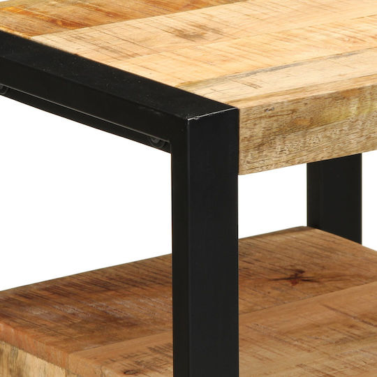 vidaXL Ντουλάπι Μπάνιου 40x35x75cm Μαύρο