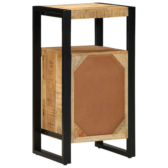 vidaXL Ντουλάπι Μπάνιου 40x35x75cm Μαύρο