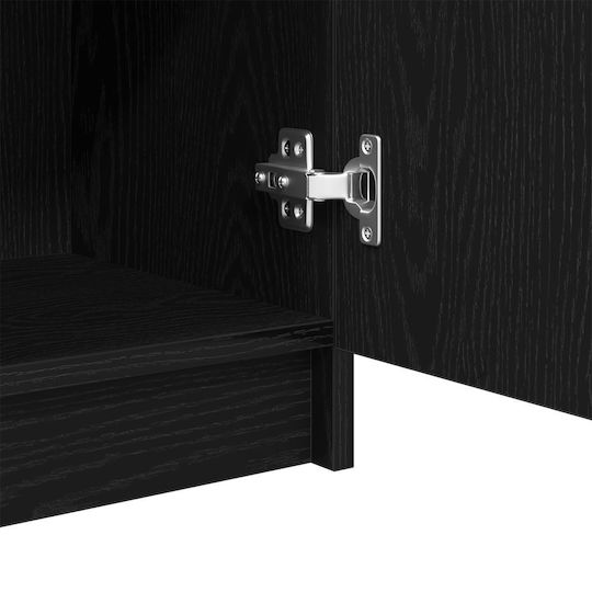 vidaXL Lemn Cabinet de baie L32xA34xÎ90cm Stejar