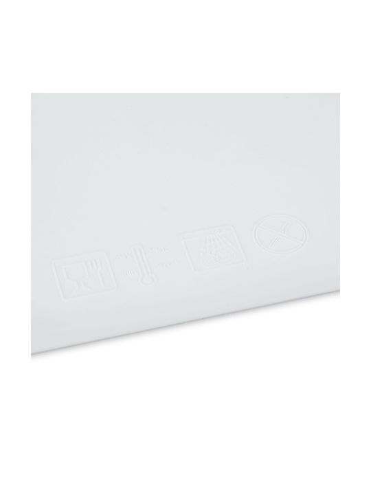 Relaxdays Placemats Plastic Alb 47.5x26.5cm 2buc