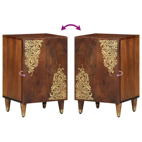vidaXL Bathroom Cabinet L38xW33xH58cm Brown