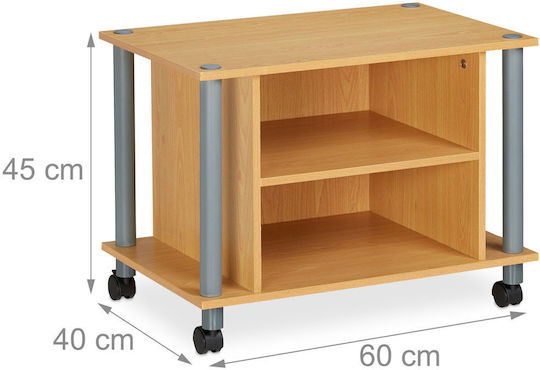 TV Stand Light Brown M45xD60xH40cm