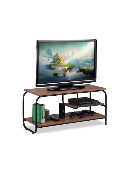 Mobilă Standuri TV Metalică Maro L43xA90xÎ35cm
