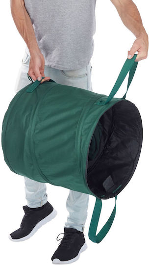 Relaxdays Sacuri De Gunoi Rezistente Capacitate 85lt Cu Mânere 46x46cm 3 Bucăți Verzi