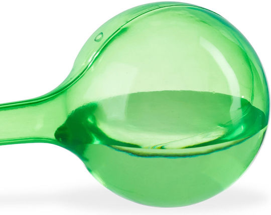 Set 6 Distribuitoare de Udare pentru Plante Verde Transparent Dimensiune 28 Cm Relaxdays