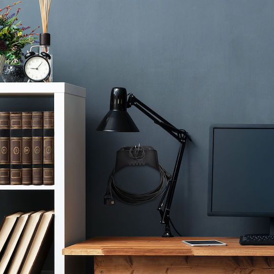 Wall Mount Hose Black Relaxdays