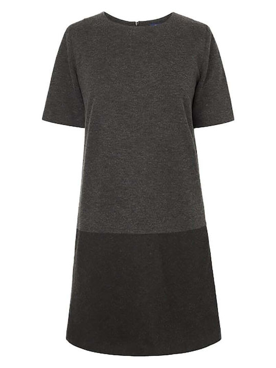 Midi T-shirt Φόρεμα Γκρι