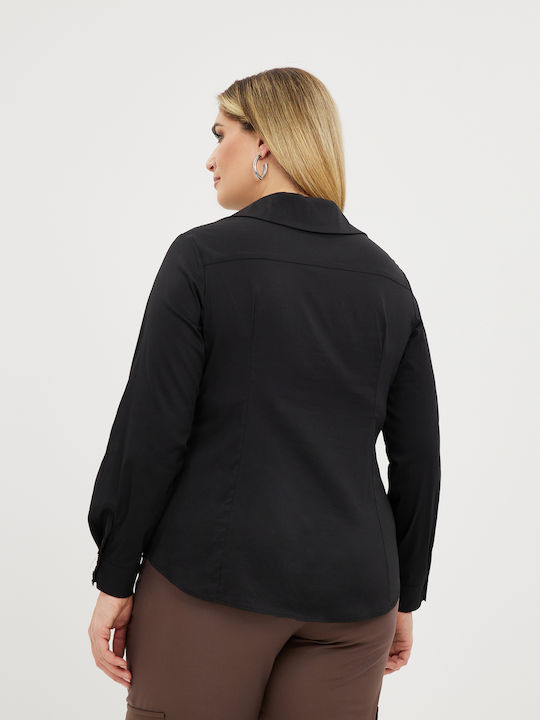 Women's Long Sleeve Shirt Black