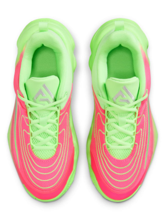 Giannis Immortality 4 Gs Kids Sports Shoes Running with Laces Green