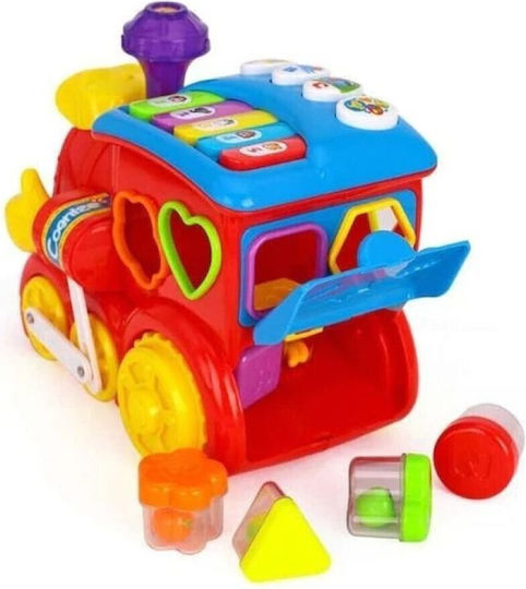 Hola Toys Παιχνίδι Ταξινόμησης Σχημάτων Τρενάκι Ταξινόμησης με Φως και Ήχους για 18+ Μηνών