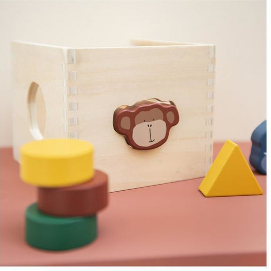 Trixie Jucărie de Sortare a Formelor Shape Sorter din Lemn pentru 12++ Luni