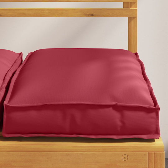 vidaXL Bench Cushion Palette Red Wine 2 Pieces 40x40 cm Various Colors