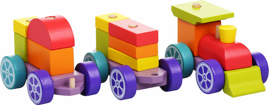 Cubika Vehicle Train made of Wood for 18++ Months