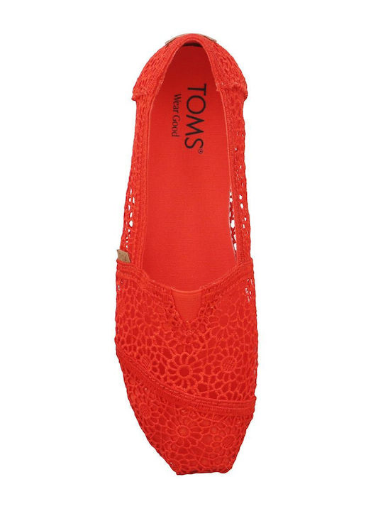 Moroccan Women's Fabric Espadrilles Red