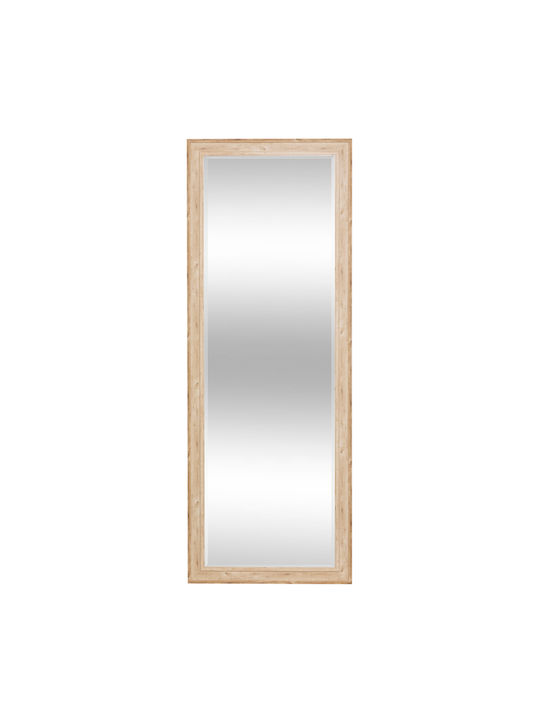 Floor Mirror With Beige Plastic Frame 195x72cm
