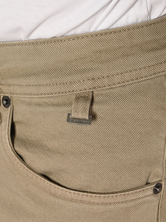 Men's Jeans Pants with Loose Fit Khaki
