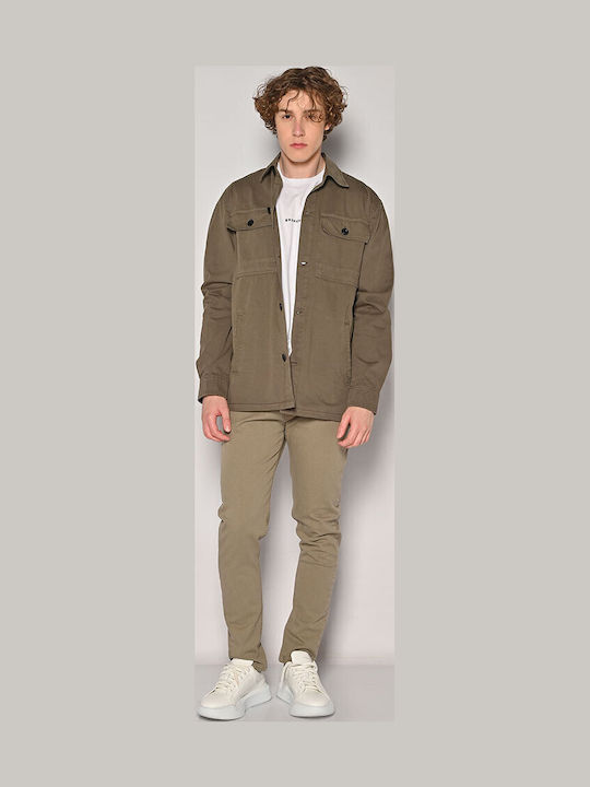 Men's Jeans Pants with Loose Fit Khaki