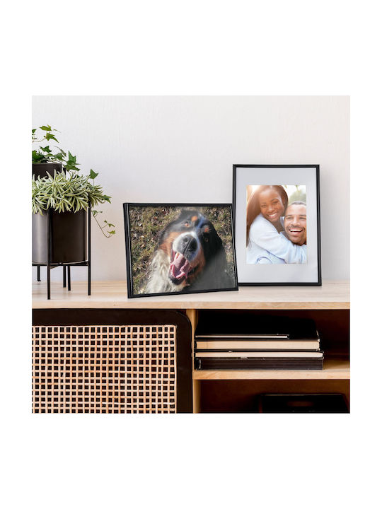 Set 2 A4 Photo Frames Black Relaxdays