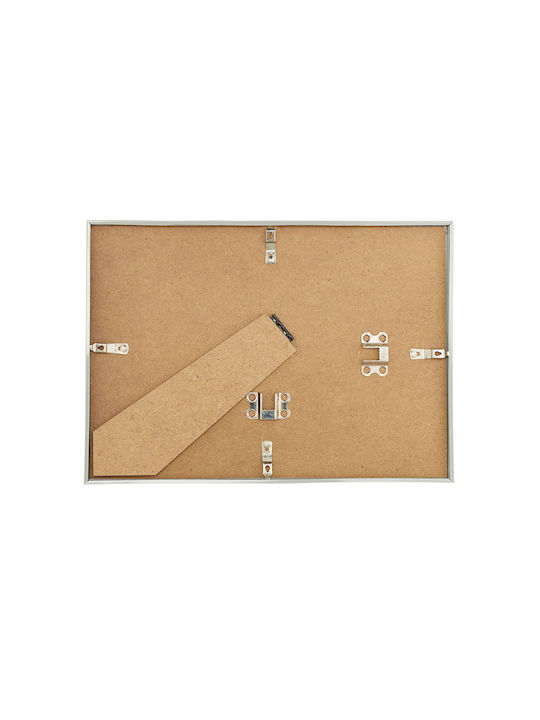 Set 2 A4 Photo Frames Silver Relaxdays