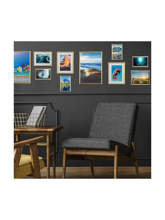 Set 2 A4 Photo Frames Black Relaxdays