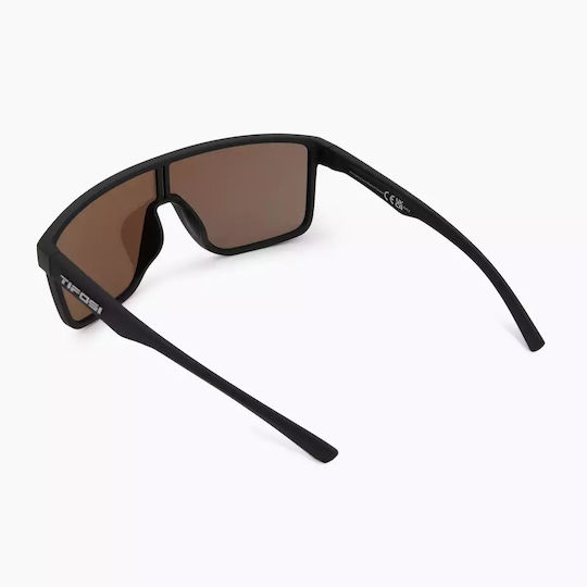 Tifosi Cycling Glasses Sanctum with Black Frame & Dark Lenses