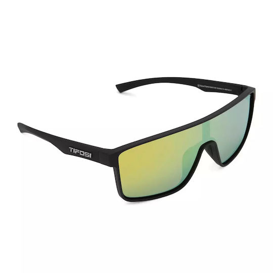 Tifosi Cycling Glasses Sanctum with Black Frame & Dark Lenses