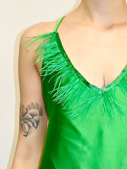 Sommer Mini Damenkleid Grün