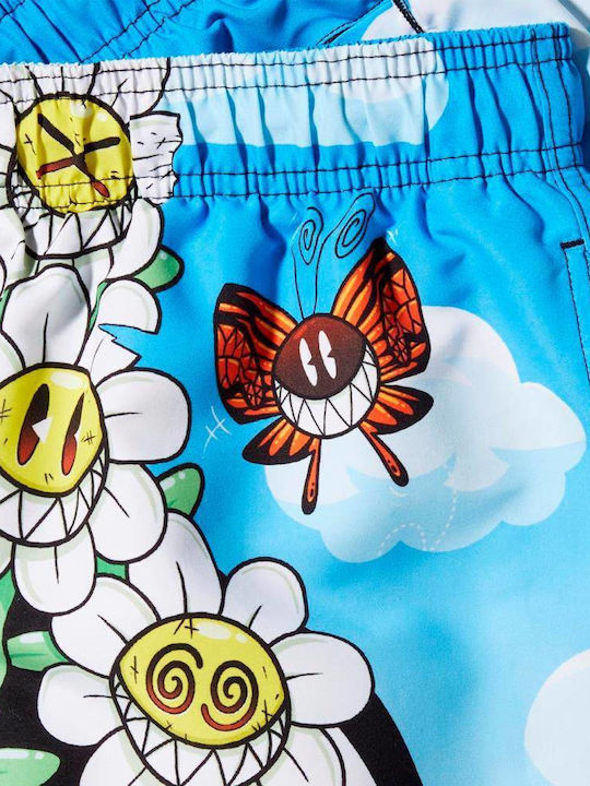 Crazy Dazees Men's Swimwear Shorts Multicolor