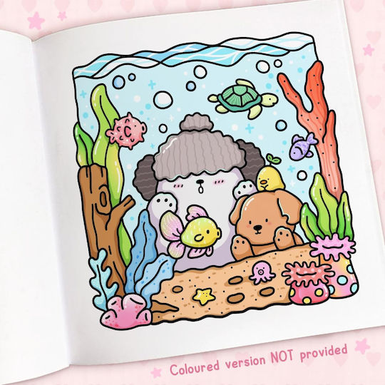 Colouring Book Cozy Cuties, Cute & Comfy