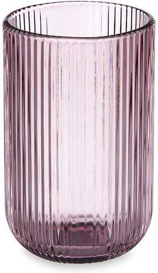 Atmosphera Glas Wasser aus Glas in Rosa Farbe
